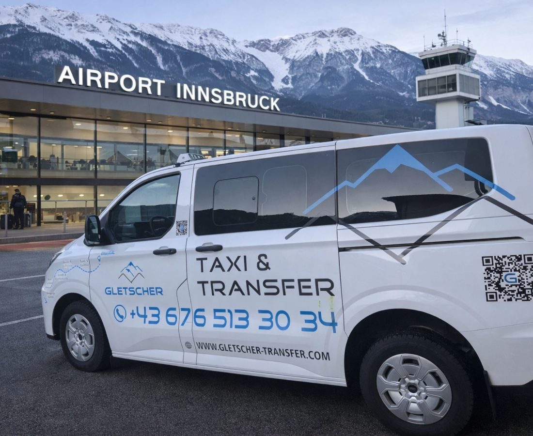 Gletscher-Taxi und Transfer am Flughafen Innsbruck